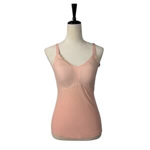 Honeylove LiftWear Size M Smoothing Seamless Shapewear Cami Blush Pink